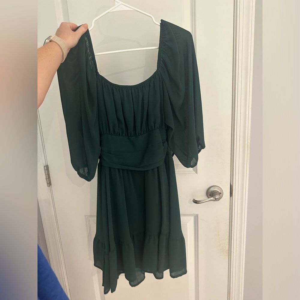 Green dress
